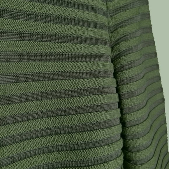 COS Womens A-Line Stripe Jumper Green Size Extra Small - Picture 3 of 6
